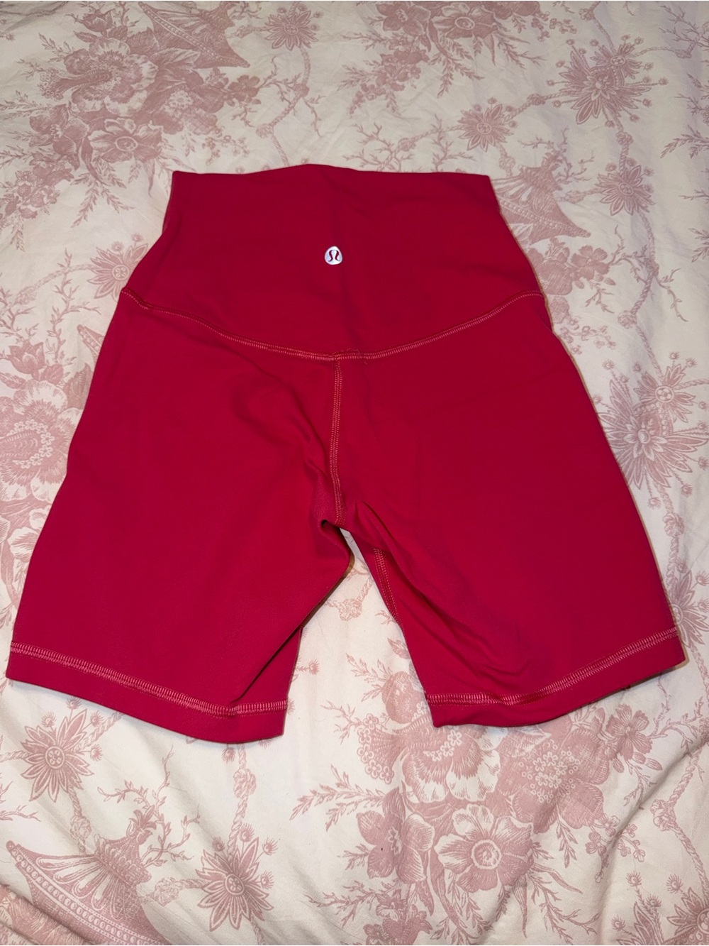lululemon athletica High-Rise Red Bike Shorts